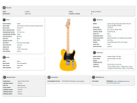 Fender STD TELE MN BPG BTB Fender STD TELE MN BPG BTB